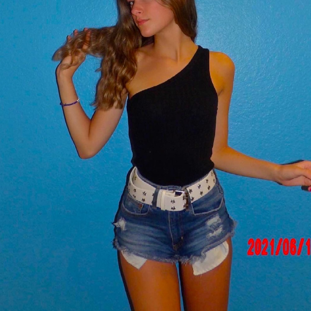 size small denim shorts